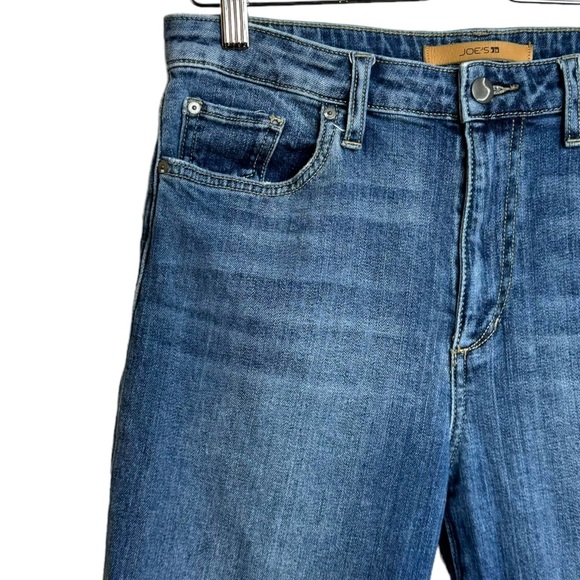 Joe's Jeans The Charlie High Rise Skinny Ankle Blue Jeans Raw Hem 29 - Picture 7 of 16